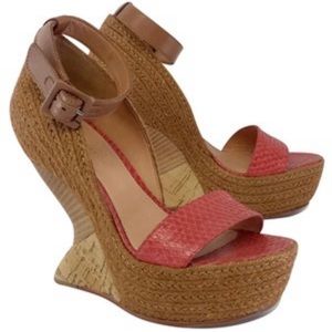 Leifsdorttir Wedges by Anthropologie. Size 38